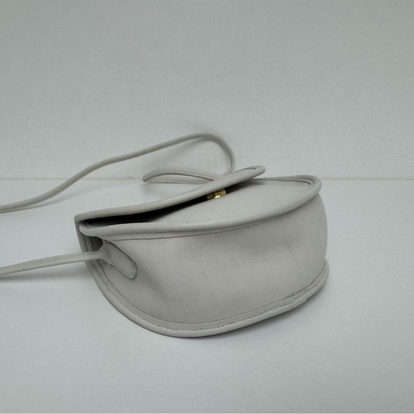 COACH VINTAGE Casey Bag in Bone White with Green Scarf - Picture 8 of 15